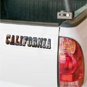 California Afbeelding Tekst Bumpersticker (Op Truck)