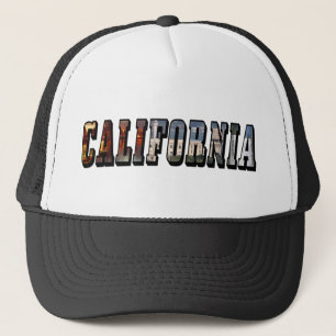 California Afbeelding Text Trucker Pet