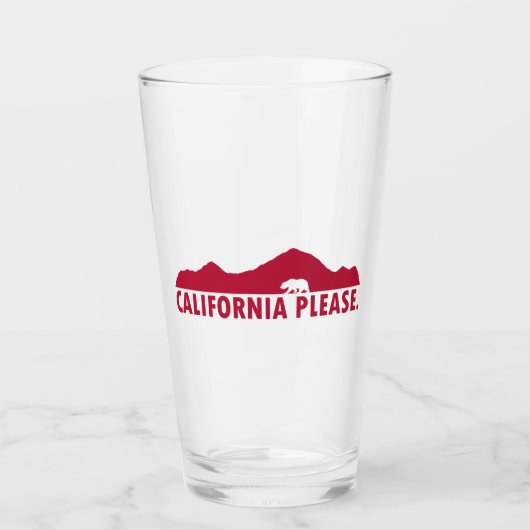 California, alsjeblieft glas (Voorkant)