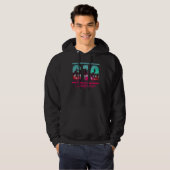 California Area Code 619 San Diego Retro Hoodie (Voorkant volledig)