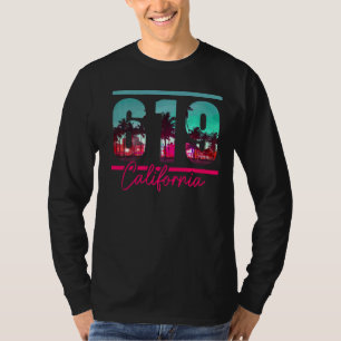 California Area Code 619 San Diego Retro T-shirt
