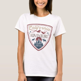 California Badge design  in nood T-shirt