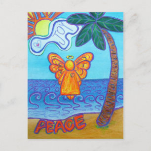 California Beach Angel Briefkaart