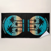 California Beach  Beach Towel Strandlaken (Voorkant)