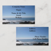 California Beach Dual Sided Visitekaartjes (Voorkant / Achterkant)