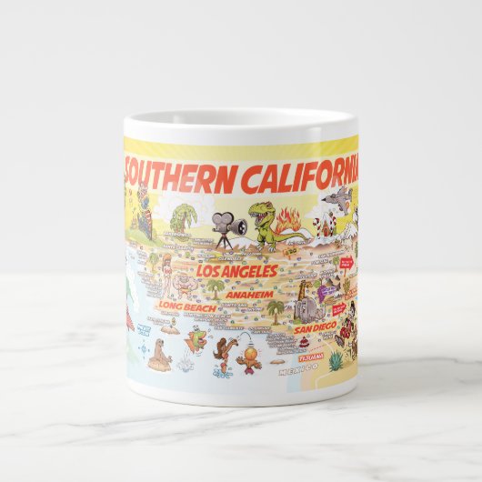 California Beach Life Extra Grote Beker (Voorkant)
