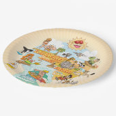 California Beach Paradise Papieren Bordje (Gekanteld)