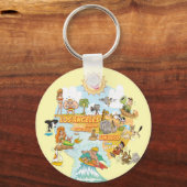 California Beach Paradise Sleutelhanger (Voorkant)