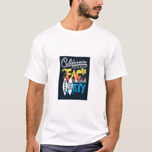 California Beach Party T-shirt (Voorkant)
