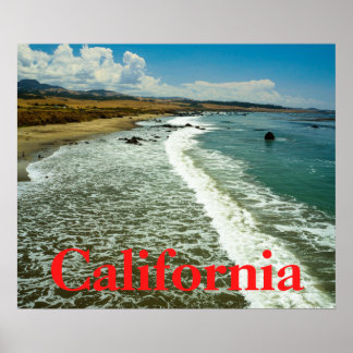 California Beach Poster