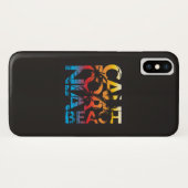 California Beach Poster Case-Mate iPhone Case (Achterkant (horizontaal))