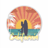 California Beach Sticker (Voorkant)