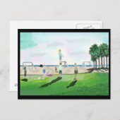 California Beach Summer Briefkaart (Voorkant / Achterkant)