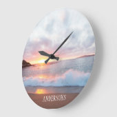 California Beach Sunset Grote Klok (Hoek)