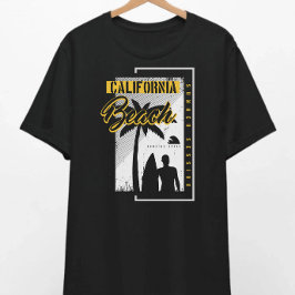 California Beach Surfing Style T-shirt