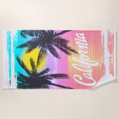 California Beach Towel Strandlaken (Voorkant)