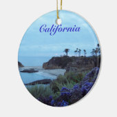 California Beach Uitzicht Keramisch Ornament (Links)