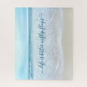California Beach Waves Het leven is beter in Flip  Legpuzzel (Verticaal)