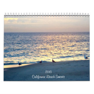 California Beach Zonsondergangen 2013 Calendar Kalender