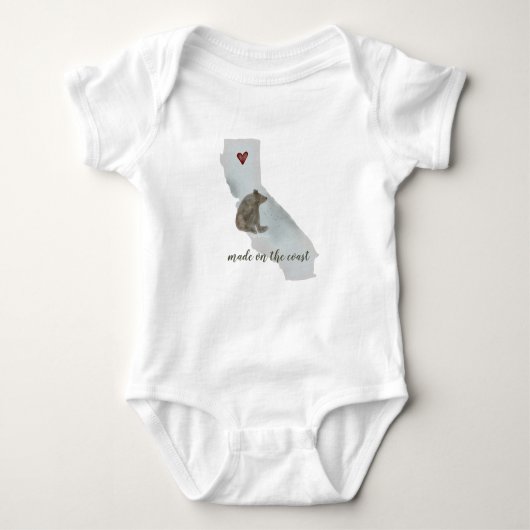 California Bear | Baby Bodysuit (Voorkant)