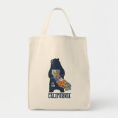 California Bear Golden State T-Shirt Sac fourre-to (Devant)