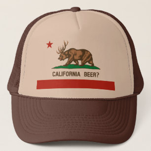 California Beer ?  Casquette du drapeau de l'État 