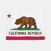 California Beer Flag Blanket Fleece Deken (Voorkant (Horizontaal))
