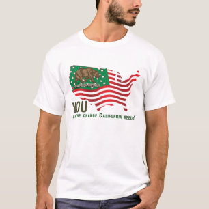 California Beer Flag - U bent de andere CA-behoeft T-shirt