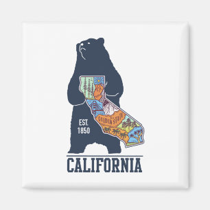 California Beer Golden State Sleutelhanger Magneet