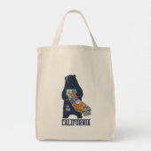 California Beer Golden State T-Shirt Canvas tas (Achterkant)