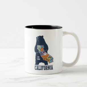  California Beer Golden    StateMug Tweekleurige Koffiemok