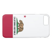 California Beer Republic Flag Grizzly and Star Case-Mate iPhone Case (Achterkant (Horizontaal))