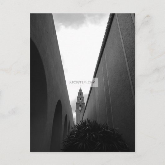 California Bell Tower Briefkaart (Voorkant)