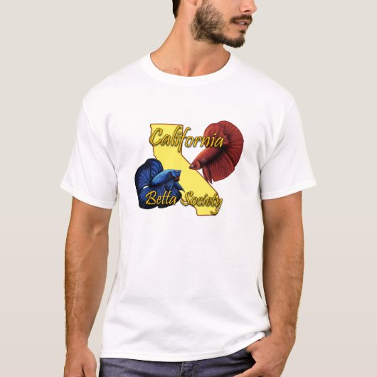 California Betta Society Logo Tshirt (Voorkant)