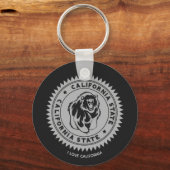 California Black Bear Sleutelhanger Gepersonalisee (Voorkant)