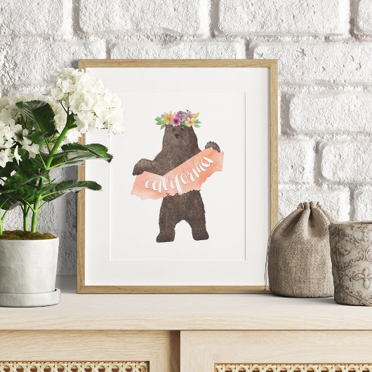 California Boho Beer Print