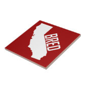 California Bred Tegeltje (Zijkant)