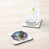 California By Air reispatch Bier Onderzetter (Rechterzijde)