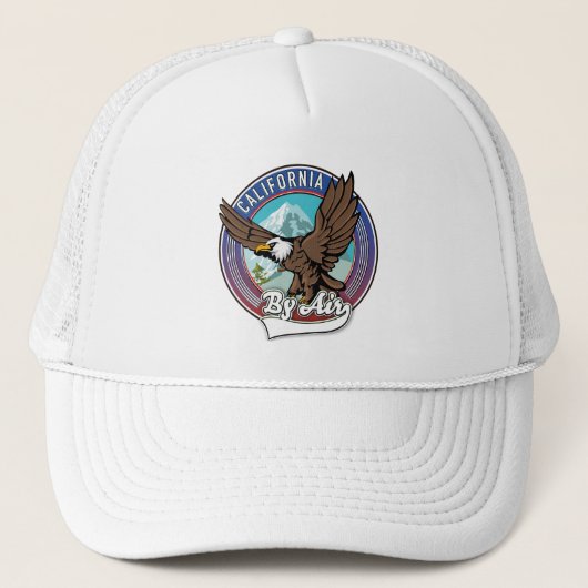 California By Air reispatch Trucker Pet (Voorkant)