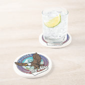 California By Air reispatch Zandsteen Onderzetter (Zijkant)