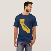 California CA State Love Distress  shirt (Voorkant volledig)