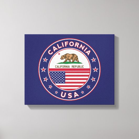 California Canvas Afdruk (Voorkant)