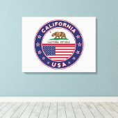 California Canvas Afdruk (Insitu (Houten vloer))