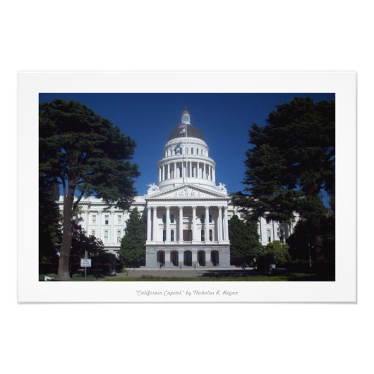 "California Capitol", Sacramento Foto Afdruk (Voorkant)