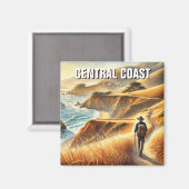 California Central Coast Hiker Magneet (Voorkant / Achterkant)