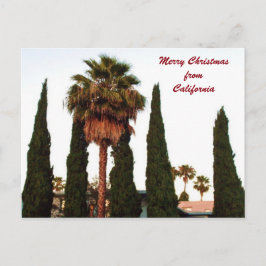 CALIFORNIA CHRISTMAS GREETING briefkaart