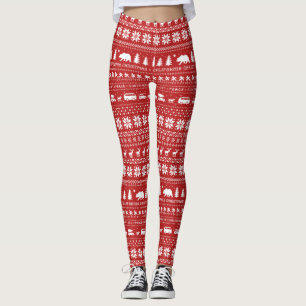 California Christmas Sunny Cali vakantiepatroon Leggings