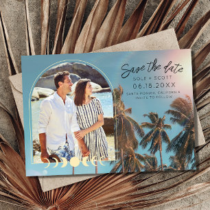 California Coastal Photo Beach Wedding Save The Date