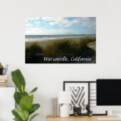 California Coastline - Watsonville - Affiche (Bureau à domicile)