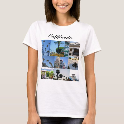 CALIFORNIA COLLAGE shirt (Voorkant)
